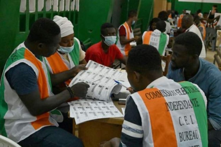 ELECTION TENSION IN IVORY COAST:  PRESIDENT ALASSANE QUATTARA FOR A THIRD TERM