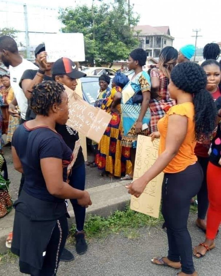 PROLONG ABSENCE OF LIGHT: WOMEN OF BUEA PROTEST