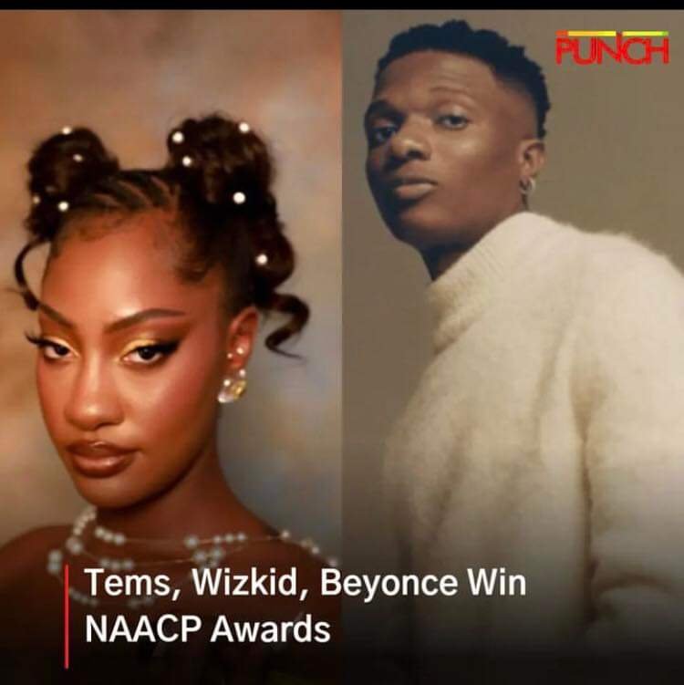 CONGRATULATIONS TO BEYONCE,TEMS AND WIZKID